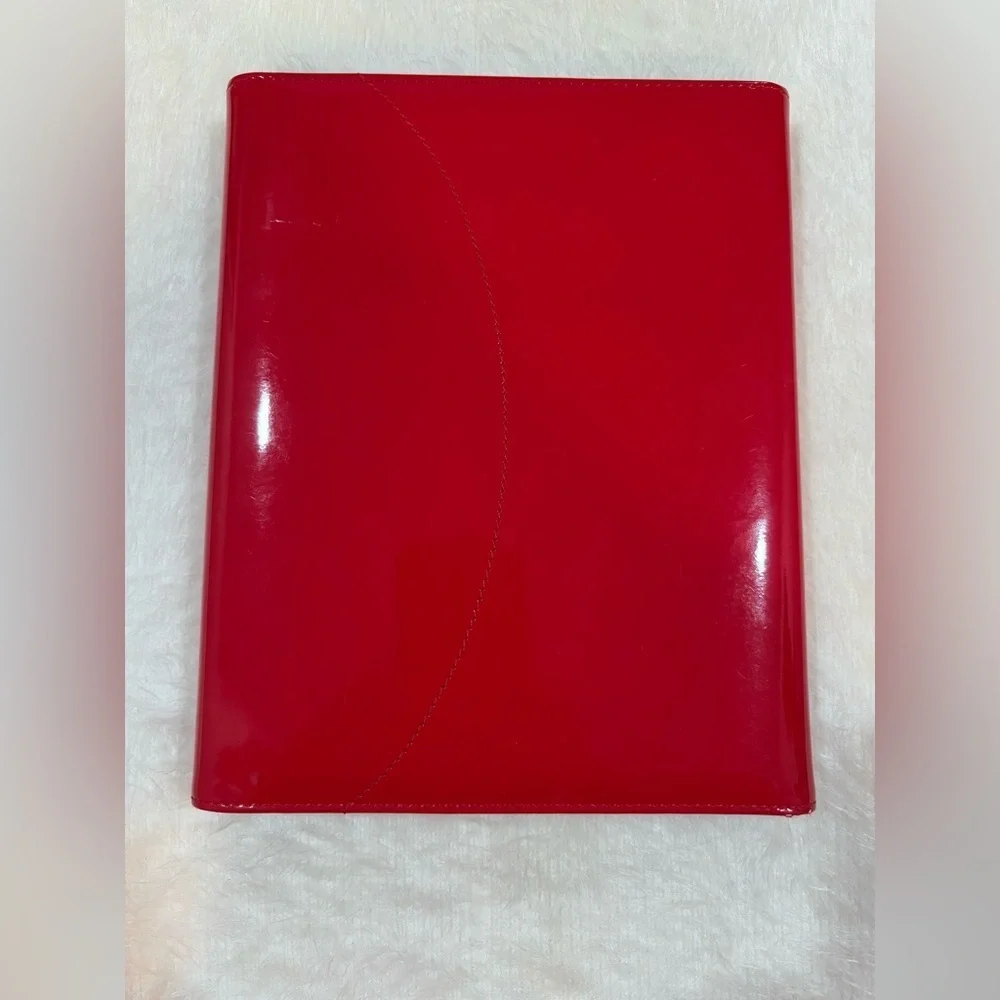 📸 Crate & Barrel Red Faux Leather Photo Album - New ❤️